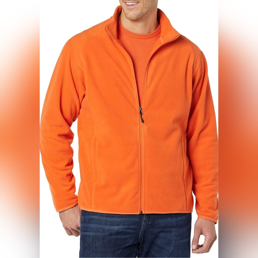 Amazon Essentials Men's Fleece Zip Up Jacket